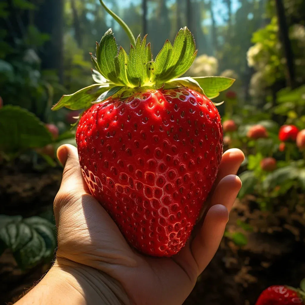 Fresh Sweet Strawberry Seeds (Hybrid) - (Pack of 100)