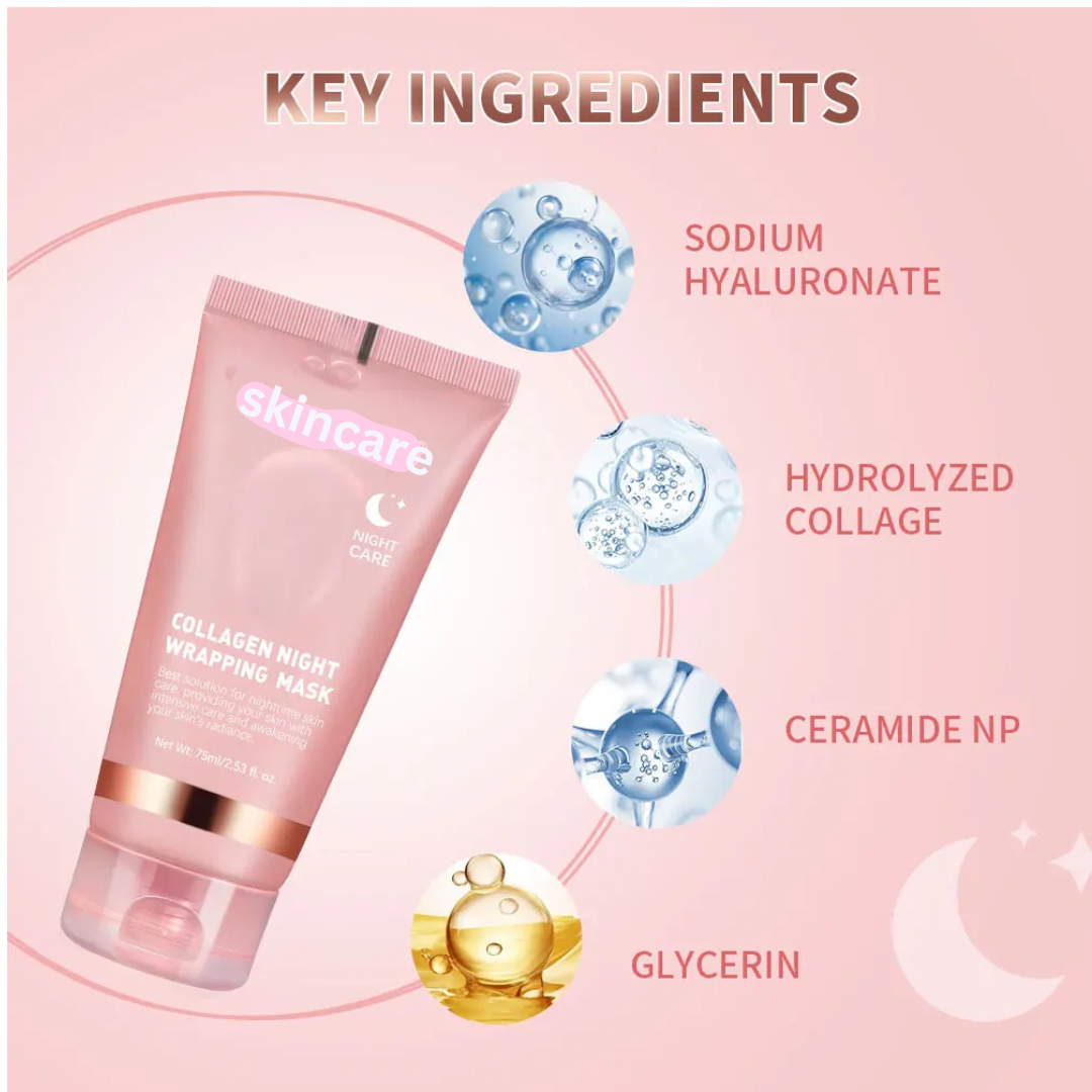 Korean Collagen Over Night Face Mask