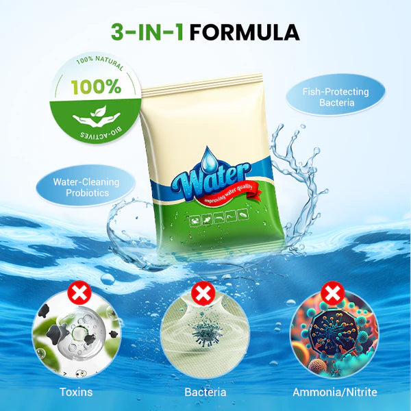 500g Premium Pond Care Powder | Water Clarifier & Algae Control 🐟🌊🔬