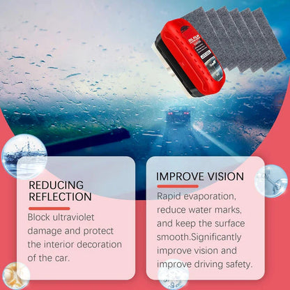 Car Glass Oil Film Cleaning Brush