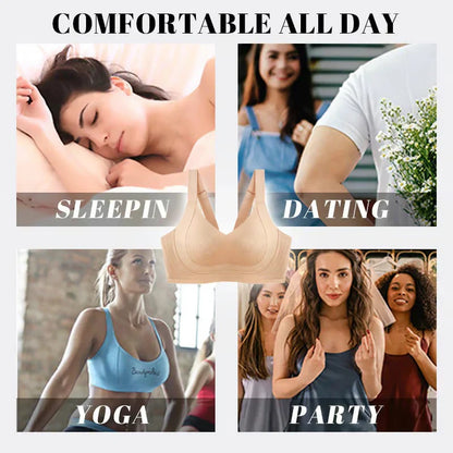 🔥BUY 1 GET 2 FREE 🏆Wire-Free Non-Marking Skin-Friendly Push-Up Bra 🔥