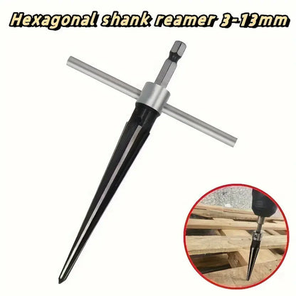 Conical Drill Bits and Milling Cutters Set for Wood and Metal (SET of 4 Pieces)