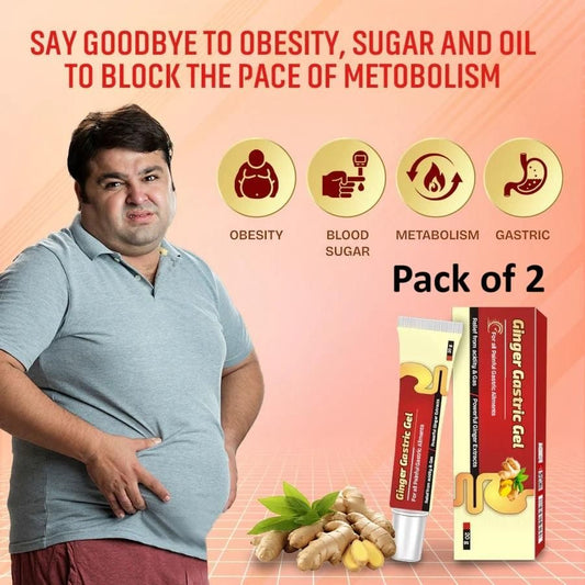 GingerBalm - Ginger Gastric Gel for Instant Stomach & Heartburn Relief 🌿✨ (Buy 1 Get 1 Free🔥🔥)