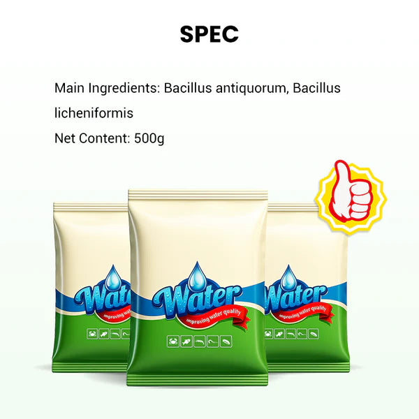 500g Premium Pond Care Powder | Water Clarifier & Algae Control 🐟🌊🔬