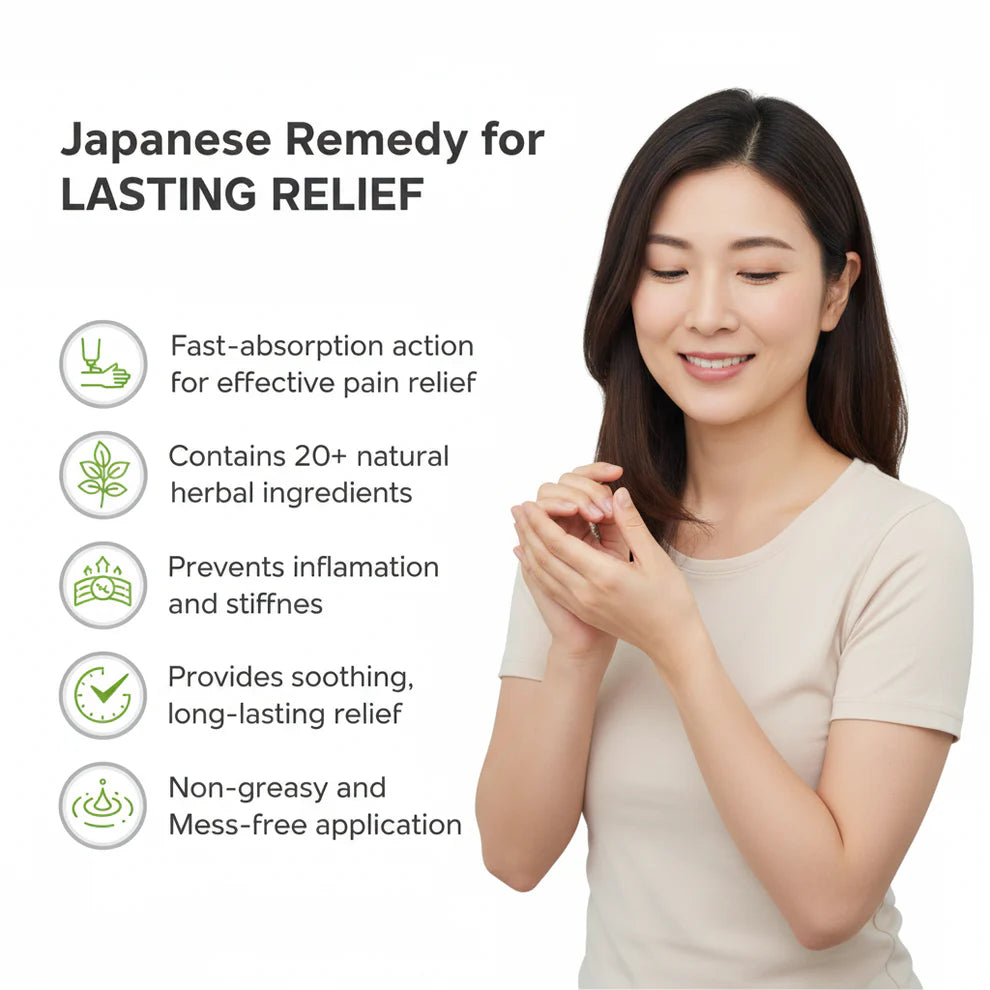 Japanese Instant Pain Relief Soothing Massage Gel