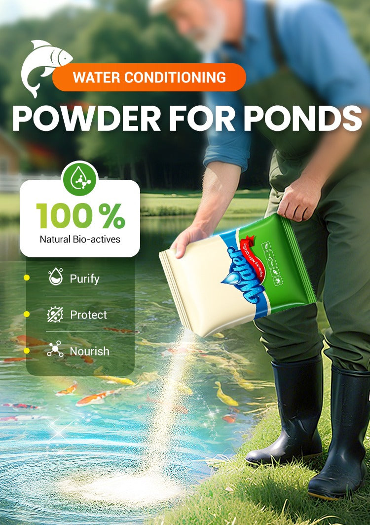 500g Premium Pond Care Powder | Water Clarifier & Algae Control 🐟🌊🔬 | 🔥Buy 1 Get 1 Free🔥
