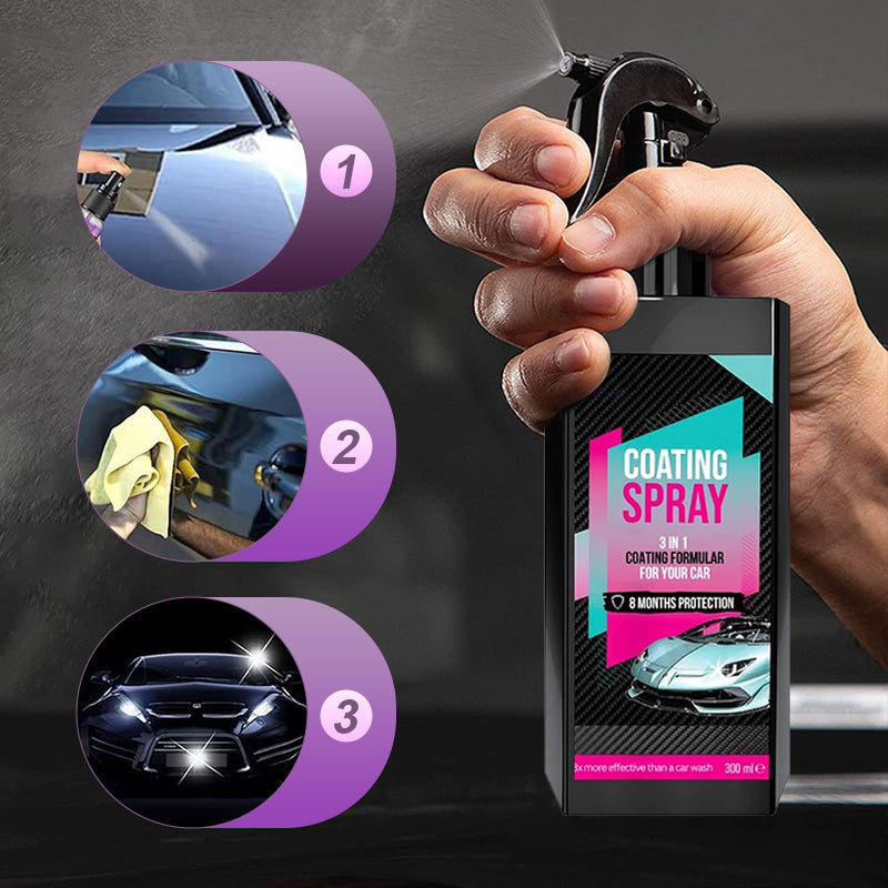 🔥HOT SALE🔥3-in-1 High Protection Quick Car Coating Spray