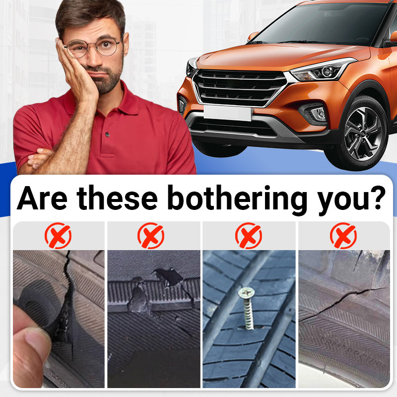 Weather-Resistant Waterproof Flexible Tire Repair Adhesive ( Buy 1 Get 1 Free 🔥🔥) 